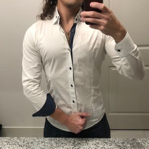 Italian White Button Up